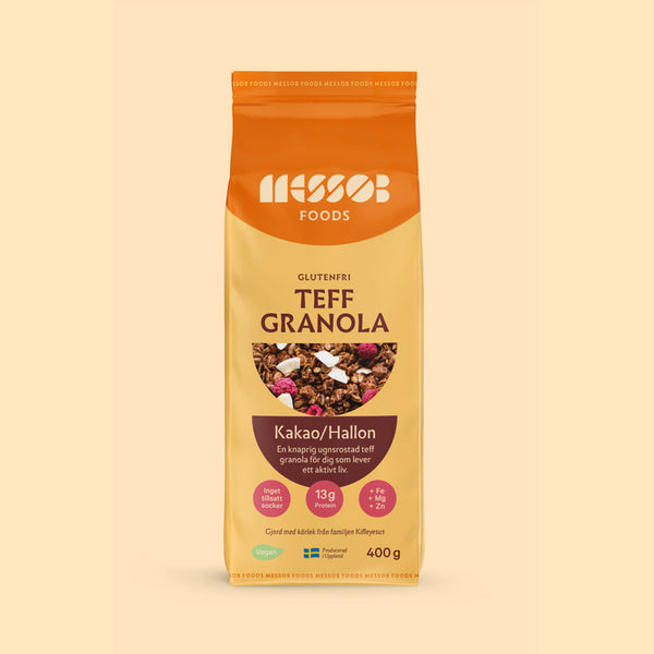 Teff Granola - Chocolate & Raspberries Refill - Messob